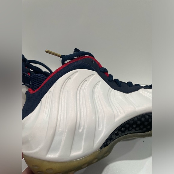 🌿SOLD - Nike Air Foamposite One Premium Olympic 2016 Sz 10 US RARE 575420-400 - Picture 4 of 9